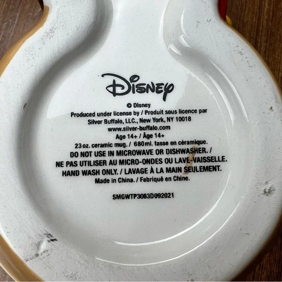 Disney Winnie The Pooh Honey Pot Mug Coffee Cup Large Hunny Bee (23 oz) NEW - Picture 6 of 7